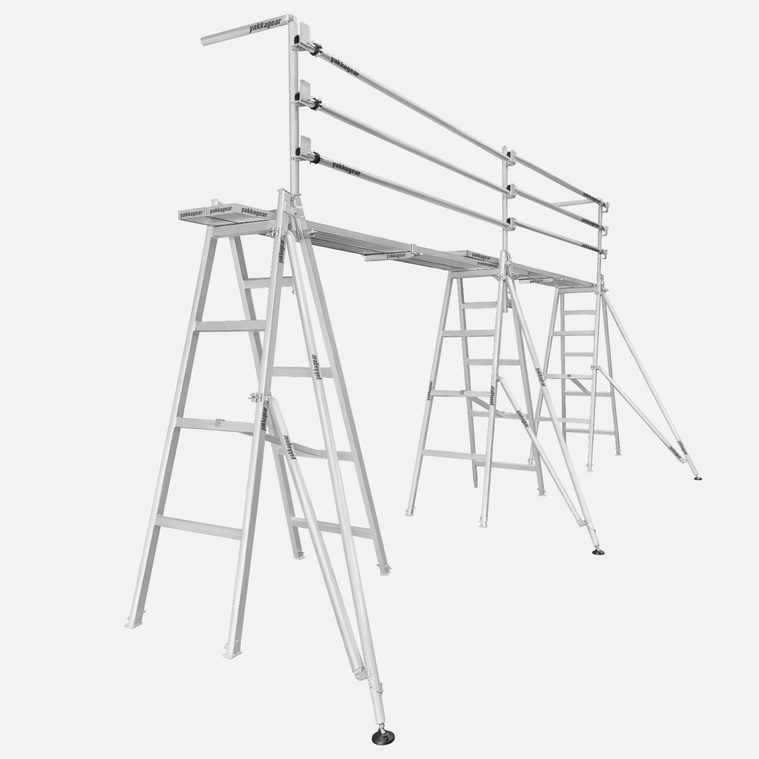 Handrails for working safer on Trestles
