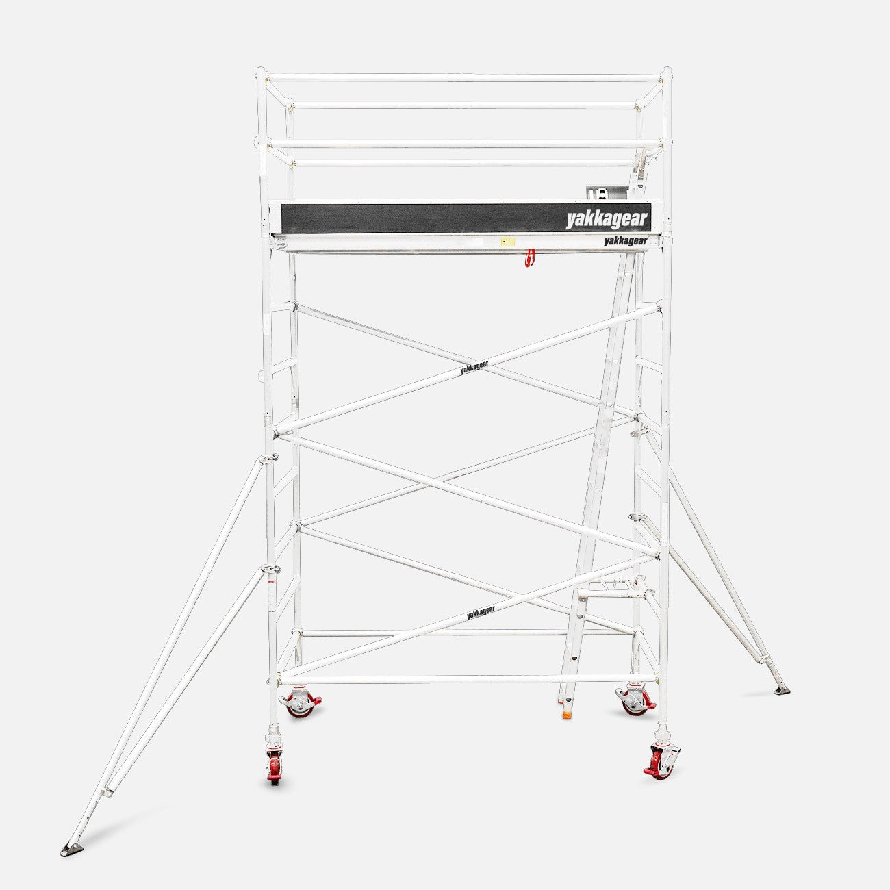 5.8m Reach Wide Aluminium Mobile Scaffolding (2.5m L x 1.3m W)