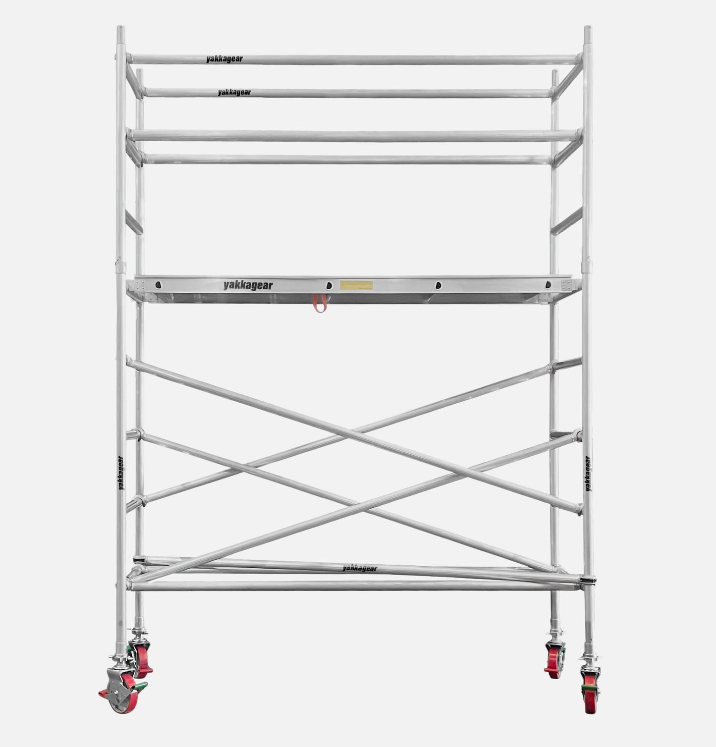 4.6m Reach Long Aluminium Mobile Scaffolding (2.5m L x 0.74m W)