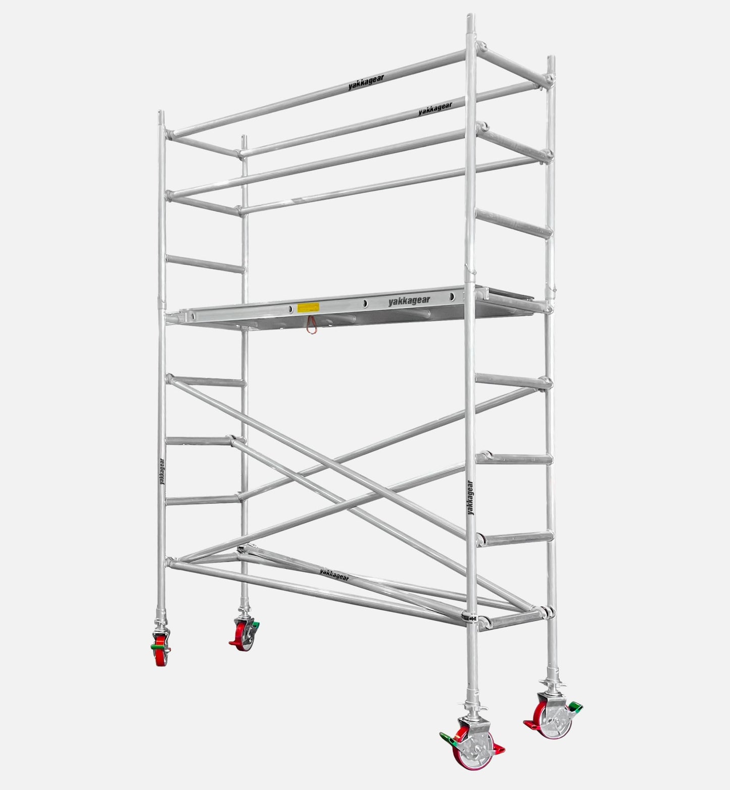 4.6m Reach Long Aluminium Mobile Scaffolding (2.5m L x 0.74m W)