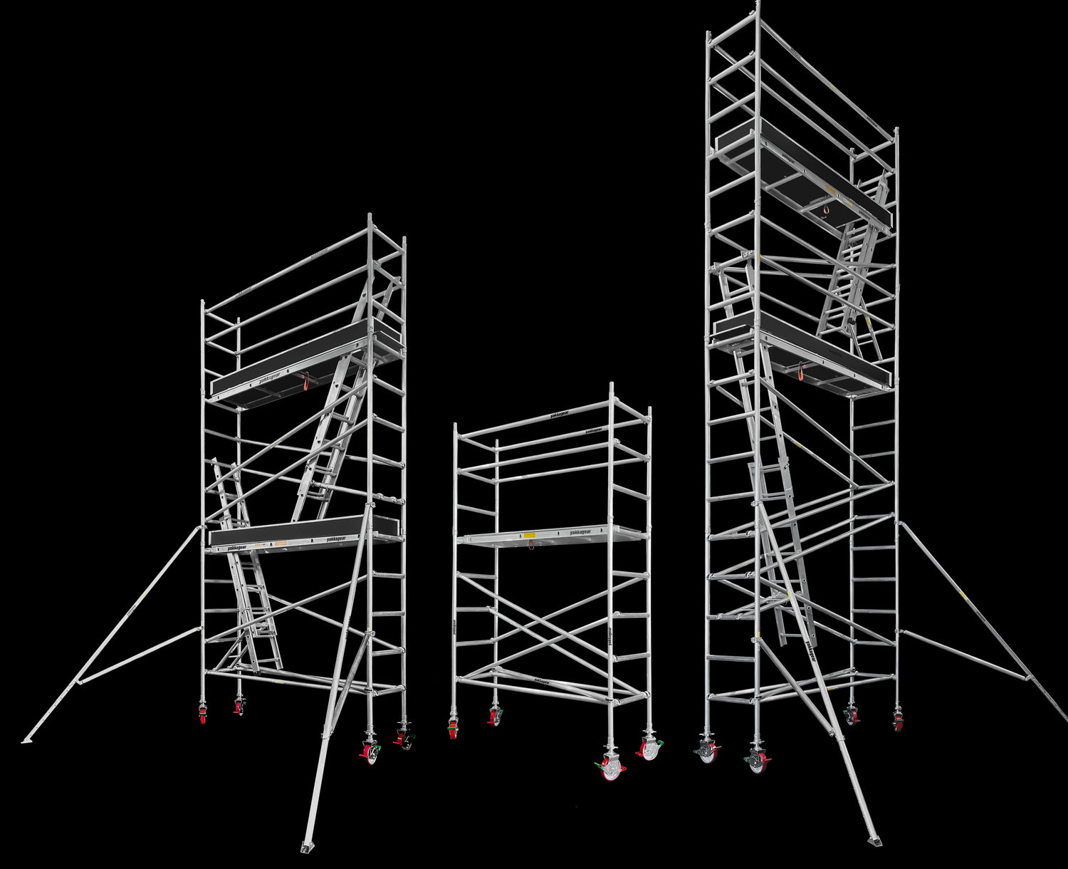 Slim Mobile Scaffolding (2.5m L x 0.74m W)