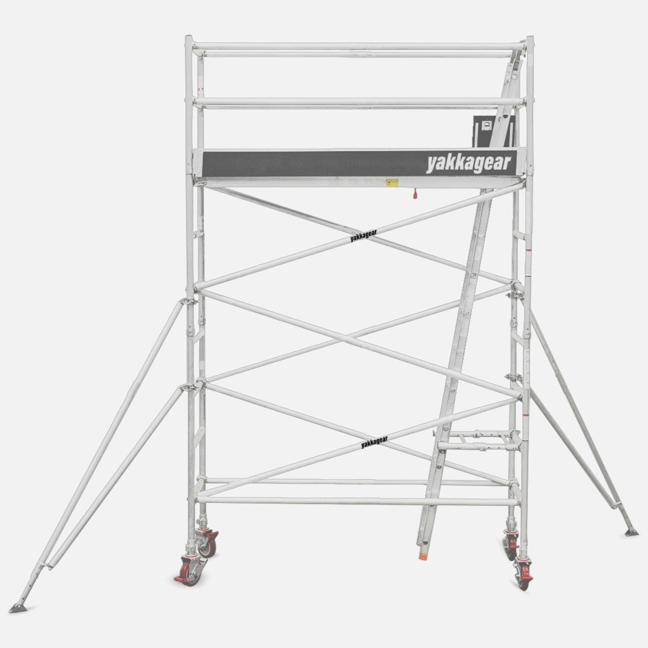 5.4m Reach Slim Aluminium Mobile Scaffolding (2.5m L x 0.7m W