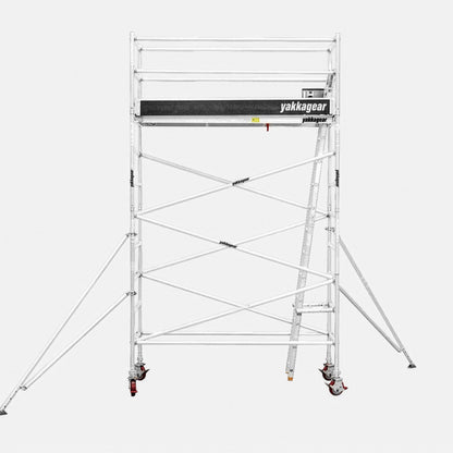 5.8m Reach Slim Aluminium Mobile Scaffolding (2.5m L x 0.7m W)
