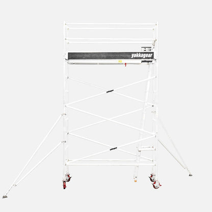 5.8m Reach Slim Aluminium Mobile Scaffolding (2.5m L x 0.7m W)