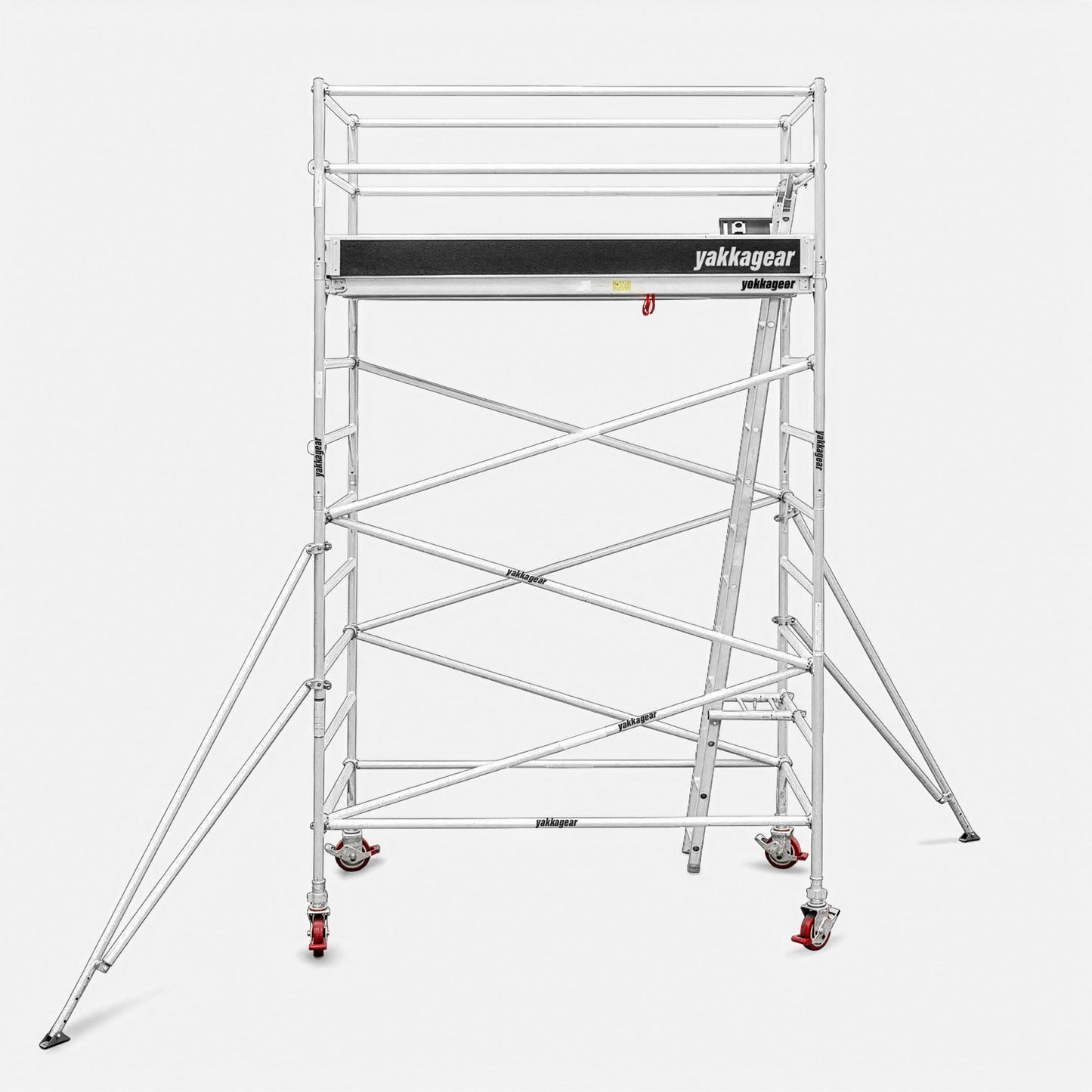 5.8m Reach Wide Aluminium Mobile Scaffolding (2.5m L x 1.3m W)