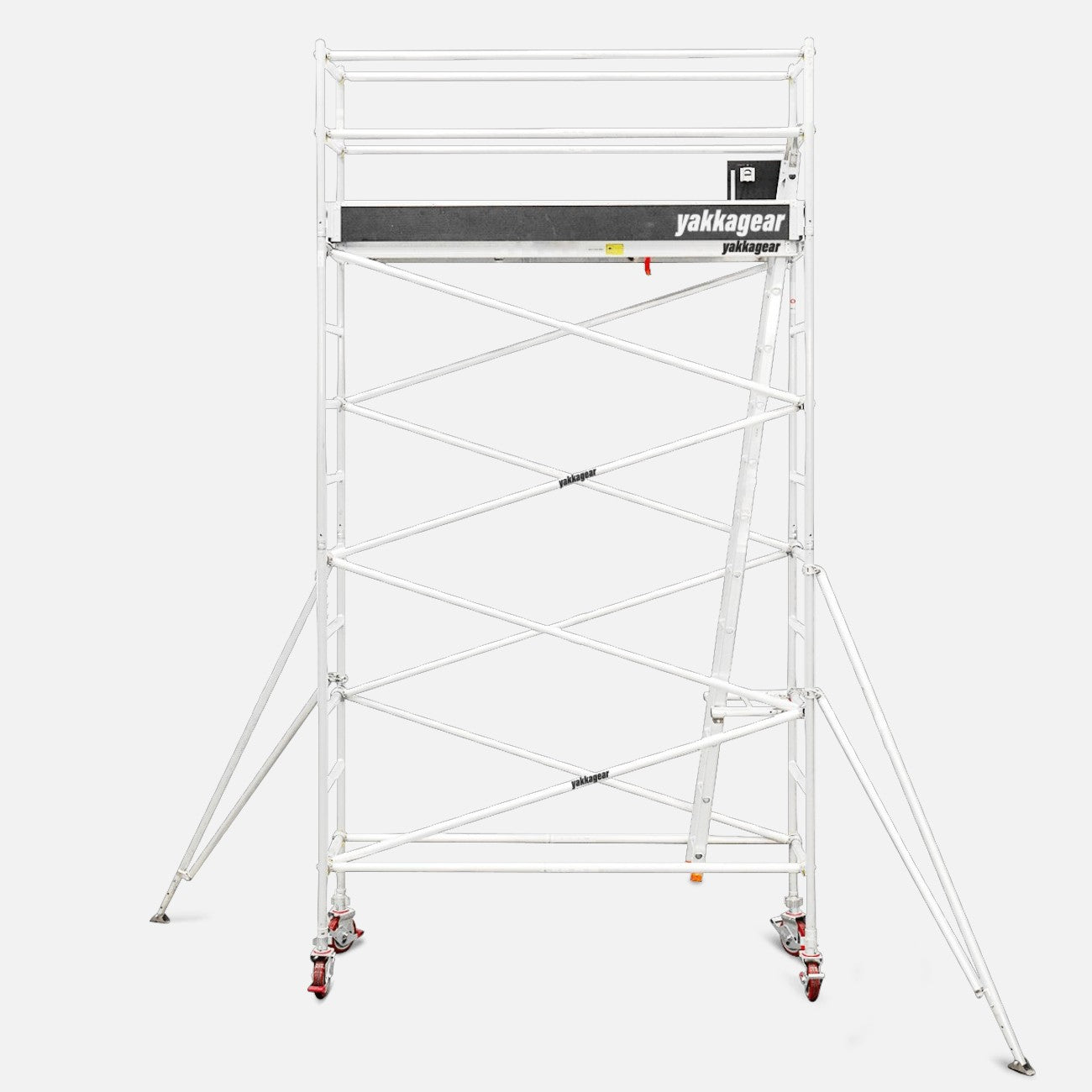 6.2m Reach Slim Aluminium Mobile Scaffolding (2.5m L x 0.7m W)