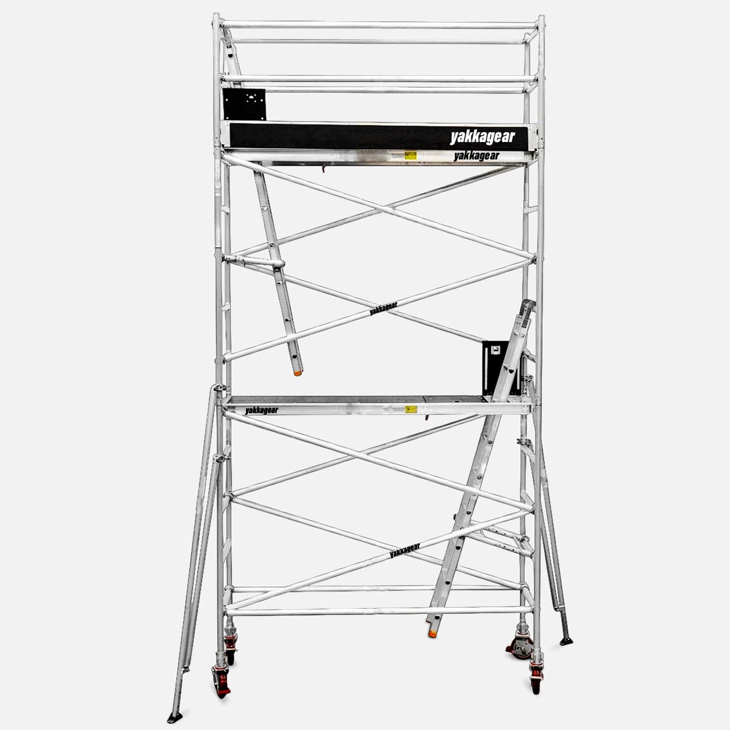 6.6m Reach Slim Aluminium Mobile Scaffolding (2.5m L x 0.7m W)