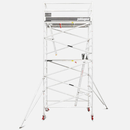 7.8m Reach Slim Aluminium Mobile Scaffolding (2.5m L x 0.7m W)