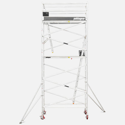 7.8m Reach Slim Aluminium Mobile Scaffolding (2.5m L x 0.7m W)