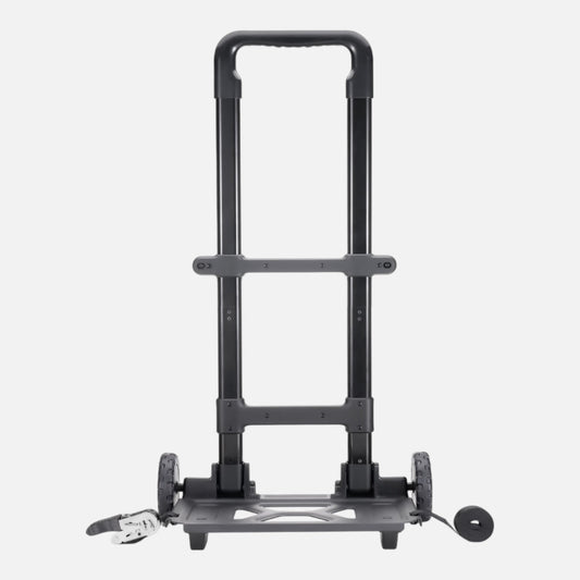 Yakka Gear Australia DJI Power trolley cart with pull handle and wheels for transporting DJI Power portable power stations and expansion batteries—heavy-duty carry cart for camping, off-grid power and jobsite use.