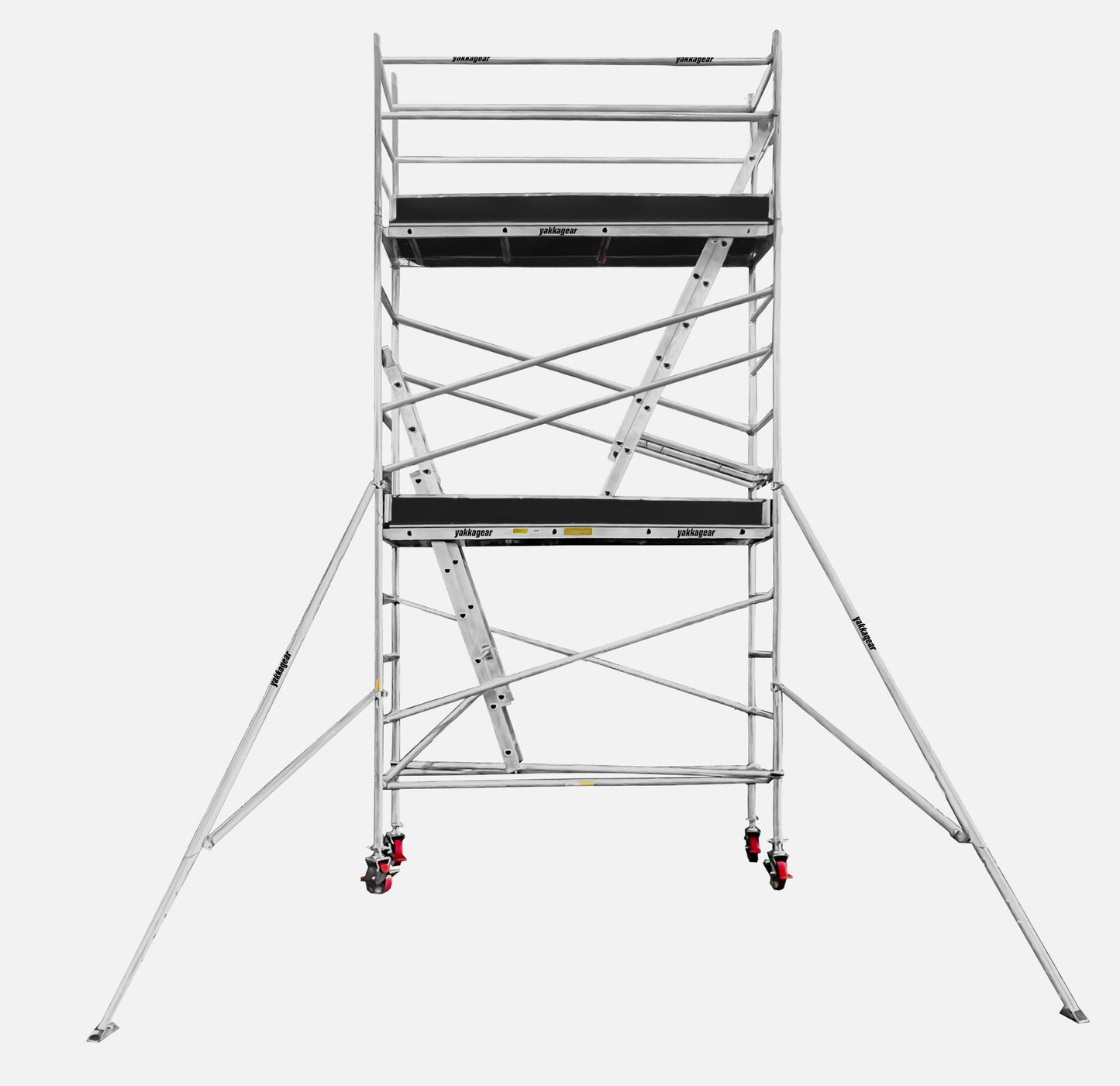 6.6m Reach Long Aluminium Mobile Scaffolding (2.5m L x 0.74m W)