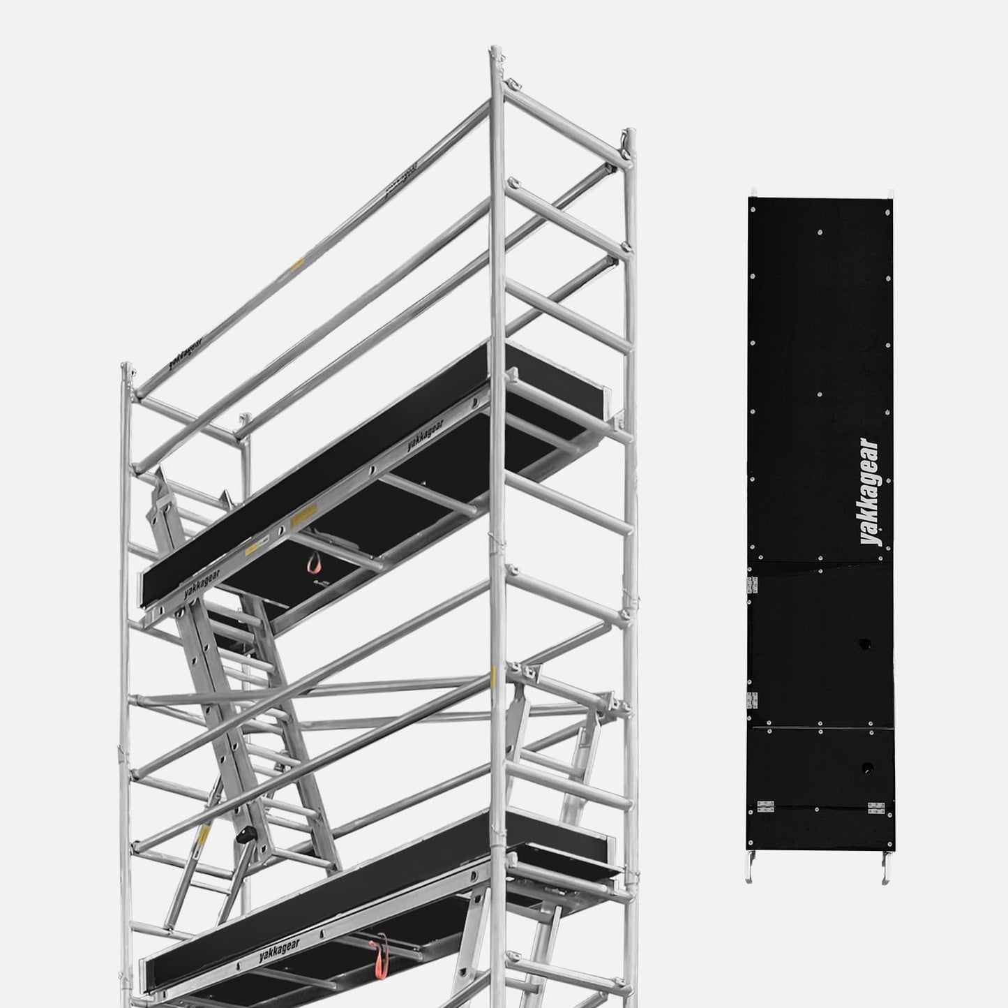 6.6m Reach Long Aluminium Mobile Scaffolding (2.5m L x 0.74m W)