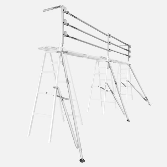 Adjustable Handrail Safety System - 2-Bay Combo (Single + Additional)