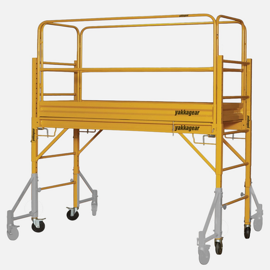 Rapid Mobile Scaffold + Guardrail (1.87m L x 0.73m W)