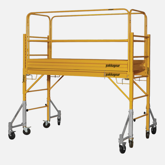 Rapid Mobile Scaffold + Guardrail (1.87m L x 0.73m W)