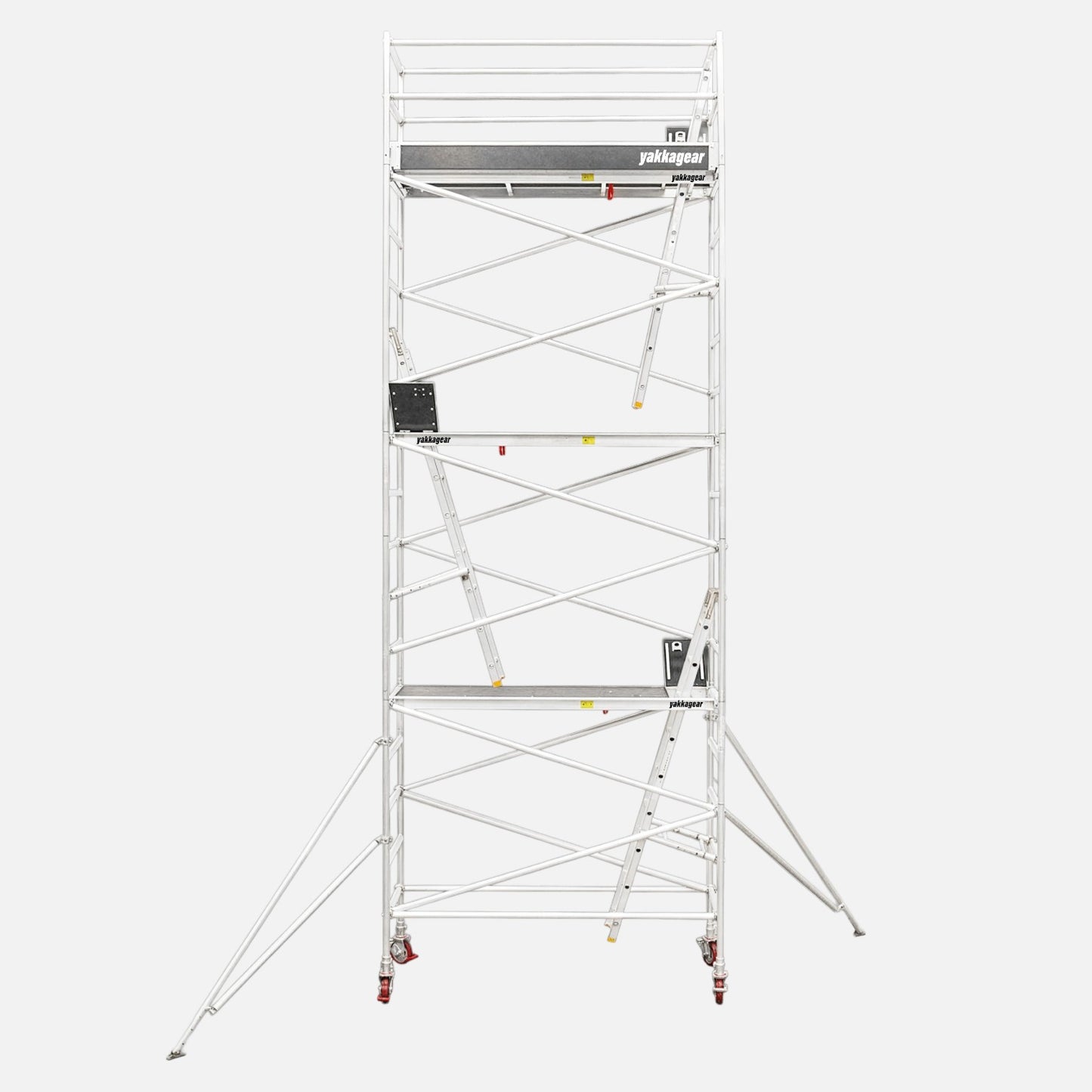8.6m Reach Slim Aluminium Mobile Scaffolding (2.5m L x 0.7m W)
