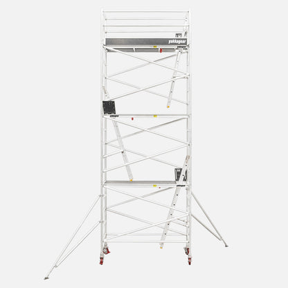 8.6m Reach Slim Aluminium Mobile Scaffolding (2.5m L x 0.7m W)